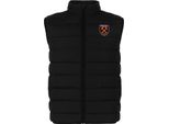 West Ham United Fc - Gilet Da Ragazzo, Imbottito GF884 (152-158) (Nero)