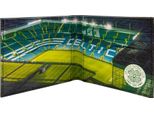 Celtic Fc - Portafoglio, Plastica, Stadio, Calcio GF153 (Taglia Unica) (Nero/Verde)