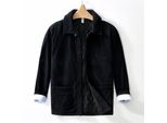 Giacca Invernale Da Uomo Con Fodera Spessa - Caldo Cappotto Invernale Da Uomo, Giacca Casual Da Uomo, Colore: Nero, Taglia: 2XL