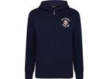 Real Madrid Cf - Felpa Con Cappuccio Da Ragazzo, In Pile GF650 (116) (Blu Scuro)