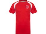Arsenal Fc - Maglietta Da Ragazzo, Poliestere GF388 (122) (Rosso)