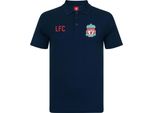 Liverpool Fc - Polo Da Bambino GF695 (134) (Blu Scuro)