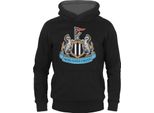 Newcastle United Fc - Felpa Con Cappuccio Da Ragazzo, In Pile GF676 (152-158) (Nero)