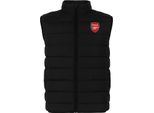 Arsenal Fc - Gilet Da Ragazzo, Imbottito GF870 (152-158) (Nero)