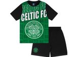 Celtic Fc - Pigiama Con Pantaloncini Da Ragazzo GF553 (152-158) (Verde/Nero)