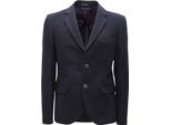 O4478 Giacca Terzo Uomo Man Bouclè Effect Jacket Blue