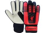 Liverpool Fc - Guanti Da Portiere Per Bambini GF971 (10-16 Anni) (Rosso)
