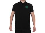 Celtic Fc - Polo Da Uomo GF196 (M) (Nero)