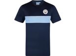 Manchester City Fc - T-Shirt Da Uomo, Poliestere GF418 (M) (Navy)