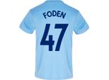 Manchester City Fc - Maglietta "Foden"" Da Uomo, Poliestere GF421 (S) (Azzurro)"