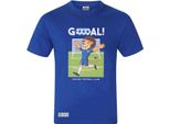 Chelsea Fc - Maglietta "Stamford"" Da Ragazzo, Poliestere GF1190 (122) (Blu Reale)"