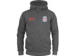 Liverpool Fc - Felpa Con Cappuccio Da Ragazzo, In Pile GF503 (110) (Grigio)