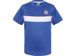Chelsea Fc - Maglietta Da Ragazzo, Poliestere GF509 (122) (Blu Reale)