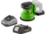 Levigatrice Orbitale A Batteria Procraft Px20Blbb 20 V 125 Mm Brushless + 1X Batteria 2,0 Ah + Caricabatteria