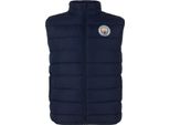 Manchester City Fc - Gilet Da Ragazzo Imbottito GF881 (134) (Blu Scuro)