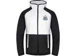 Newcastle United Fc - Giacca A Vento Da Ragazzo, Maniche Raglan GF376 (152-158) (Nero/Bianco)