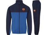 Fc Barcelona - Tuta Da Ginnastica Da Bambino, Bicolore GF1043 (98) (Navy)