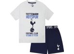 Tottenham Hotspur Fc - Pigiama "Son 7"" Con Pantaloncini Da Bambino GF954 (134) (Bianco)"
