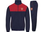 Arsenal Fc - Tuta Da Ginnastica Da Uomo, Bicolore GF936 (M) (Navy/Rosso)