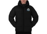 Newcastle United Fc - Giacca Da Uomo, Trapuntata GF342 (M) (Nero)