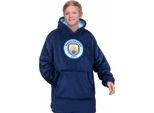 Manchester City Fc - Felpa Con Cappuccio Per Bambini, Oversize GF1051 (146-164) (Blu Scuro)