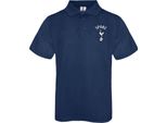 Tottenham Hotspur Fc - Polo Da Bambino GF696 (122) (Blu Scuro)