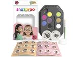 Snazaroo Set Di 8 Pitture Per Viso E Corpo Con Stencil Unicorni E Farfalle