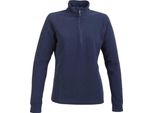Gonna Experience Tempus Pile Con Mezza Zip Blu L Donna Blu L