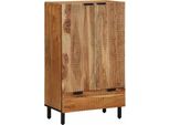 Syfax™ Credenza Naturale 60 X 33,5 X 100 Cm Legno Di Acacia Massello