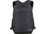 Laptoprucksack TRAVELITE KICK OFF Rucksack L, Damen, Gr. B/H/T: 31cm x 45cm x 16cm, grau (anthrazit), Polyester, unifarben, Basic, Rucksäcke Laptoprucksack, Freizeitrucksack Arbeitsrucksack Schulrucksack Reiserucksack