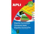 Agipa 2874 Etichette Per Indirizzi Agipa, 99,1 X 67,7 Mm, Giallo Neon