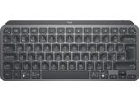 Logitech Master Mx Keys Mini, Mini, Kabellos, Rf Wireless + Bluetooth, Qwerty, Led, Grafite