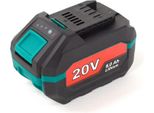 Nac B-60-LI-20V - Batteria Agli Ioni Di Litio (6,0 Ah, Accessori Per Utensili Elettrici, Tensione Della Batteria 20 V, Lampada Led, Senza Effetto Memoria).