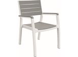 Keter Sedia Da Giardino Keter Harmony Bianco / Grigio Chiaro KT-610034