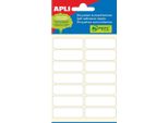 Etichette Autoadesive 13 X 40 Mm - Bianco 84 Pz