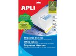 Etichette Permanenti Bianche Apli 210,0 X 297,0 Mm 25 Fogli