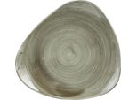 Churchill Stonecast Patina Antique Piatti Triangolari Rotondi, Verdi, 311 Mm (6 Pezzi)
