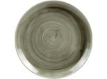 Churchill Stonecast Patina Antique, Piatto Da Portata Rotondo, Verde, 260 Mm (12 Pezzi)