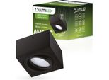 Lumiled Faretto A Plafone Faretto A Plafone, Lampada A Plafone, Apparecchio A Plafone Spot A Plafone Spot Orientabile 15° Per Modulo Led Insert 230V Nero Angolare