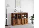 Maison Exclusive - Madia Led Legno Vecchio 142,5 X 37 X 100 Cm Legno Multistrato