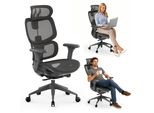 SENSE7 Nobu Sedia Da Ufficio Ergonomica, Sedia Da Scrivania Con Schienale, Braccioli E Poggiatesta Regolabili, Fino A 130 Kg, Grigio