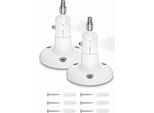 Set Di 2 Supporti A Parete Regolabili Per Arlo Hd/Pro/Pro2/Go/Ultra E Wyze Cam Pan - Supporto A Parete Per Telecamere Per Interni Ed Esterni, Bianco