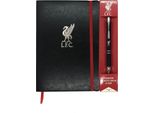 Liverpool Fc - Taccuino E Penna Crest, A5 GF229 (Taglia Unica) (Nero)
