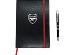 Arsenal Fc - Taccuino E Penna Per Armi, A5 GF223 (Taglia Unica) (Nero)