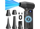 Inf Soffiatore Ad Aria Portatile - Ventola Turbo 110000 Rpm, Spolverino Elettrico Senza Fili