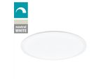 Eglo Deckenleuchte "Sarsina", Weiß, 1, Ø 60Cm H: 5Cm, 1 Stk., Leuchten, Wand-/Deckenleuchte, H5,0 X, Weiß, Leuchtmittel Inkl., Deckenleuchte