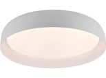 Just Light Deckenleuchte "Osko", Weiß, 1, Ø 57Cm H: 12Cm, 1 Stk., Leuchten, Led, Fernbedienung, Funk Inkl., Deckenleuchte