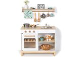 SpielküChe Musterkind "Magnolia, Weiß/Natur", Weiß (Weiß, Natur), SpielküChen, Kinderb:69Cm H:62Cm T:36Cm, B:69Cm H:62Cm T:36Cm