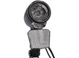 Fahrrad-Frontlicht Fischer Fahrrad "Dynamo Led-Frontlicht 40", Schwarz, Fahrradlampen