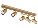 Globo Lighting Deckenstrahler "Robby", Gold (Goldfarben), H: 35Cm, 1 Stk., Leuchten, Deckenspot, GU10 Fassung, Wohnzimmer, Flur, Deckenstrahler